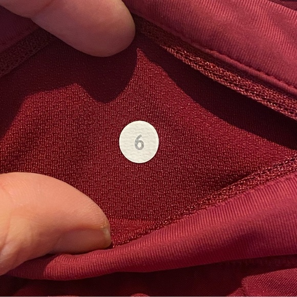 LULULEMON Women Raspberry Athletic Skort Size 6 - Picture 7 of 8